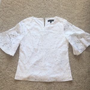 Banana Republic white lace top